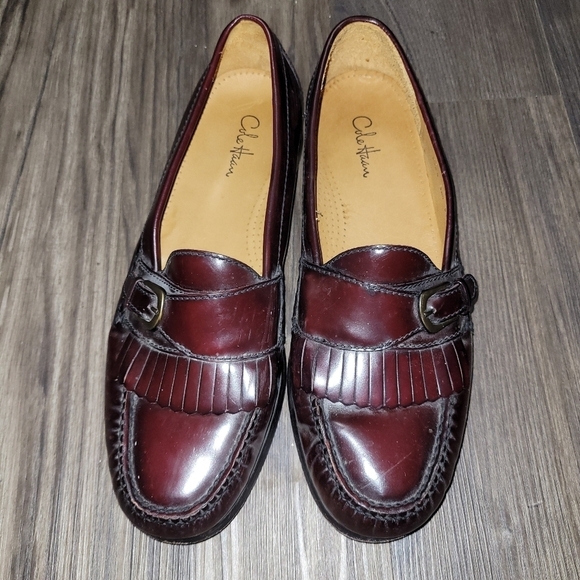 Cole Haan Men\'s Burgundy Loafers Size 9.5 Slip On Comfort main image 7